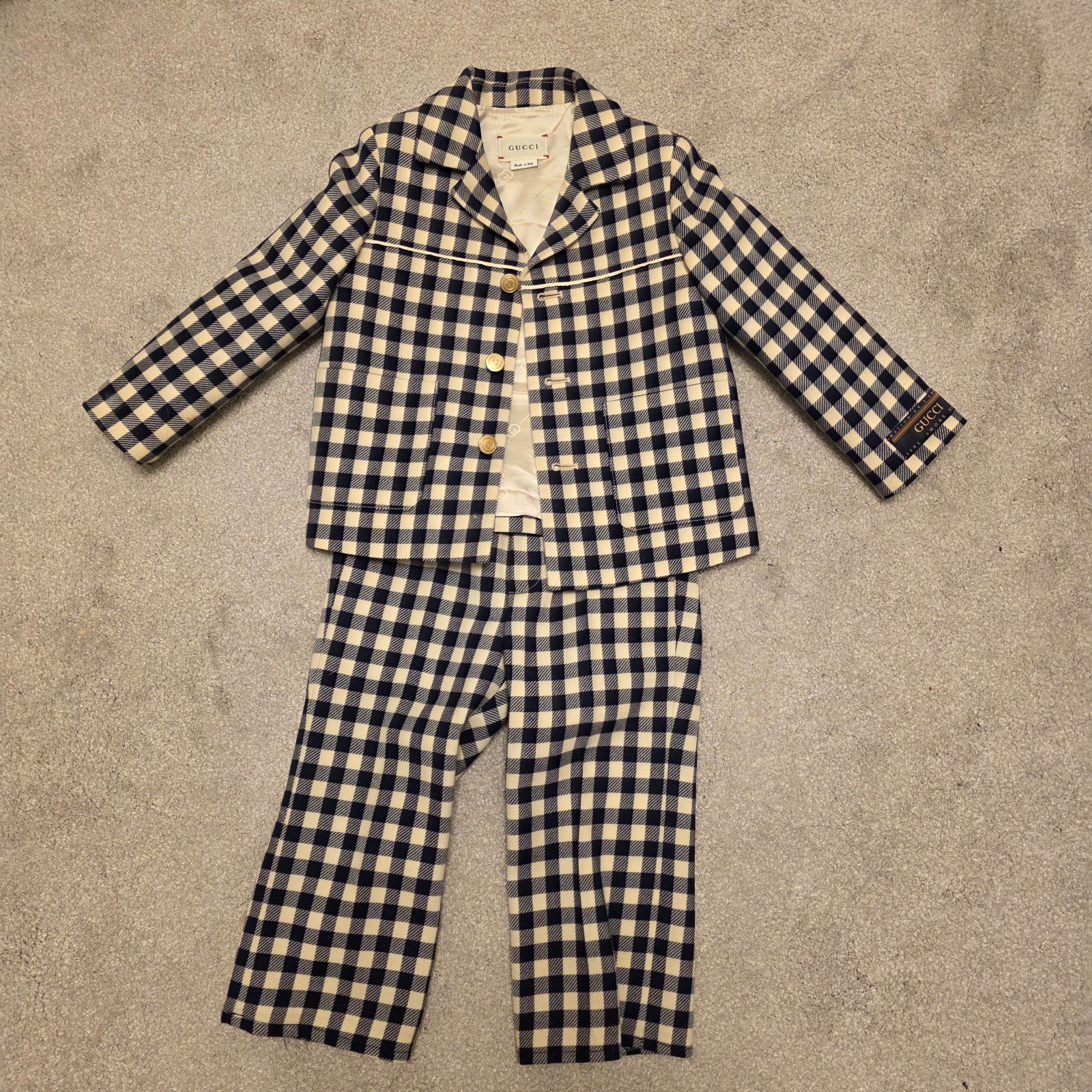 Authentic Gucci Suit 18/24 month