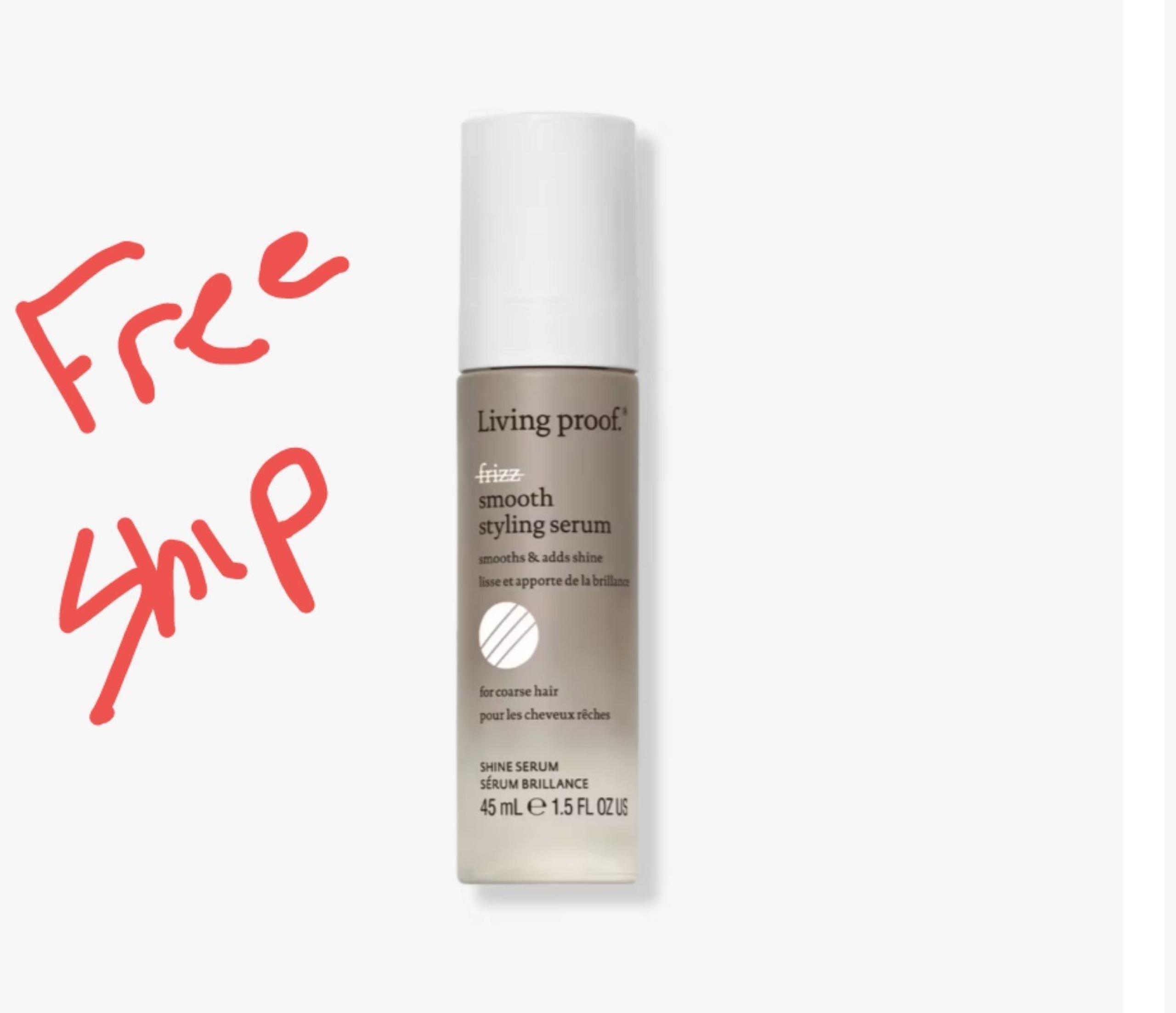 Living Proof No Frizz Smooth Styling Serum For Coarse Hair