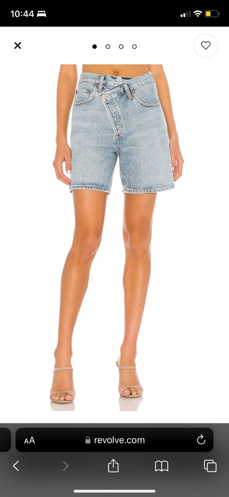 Agolde jean shorts