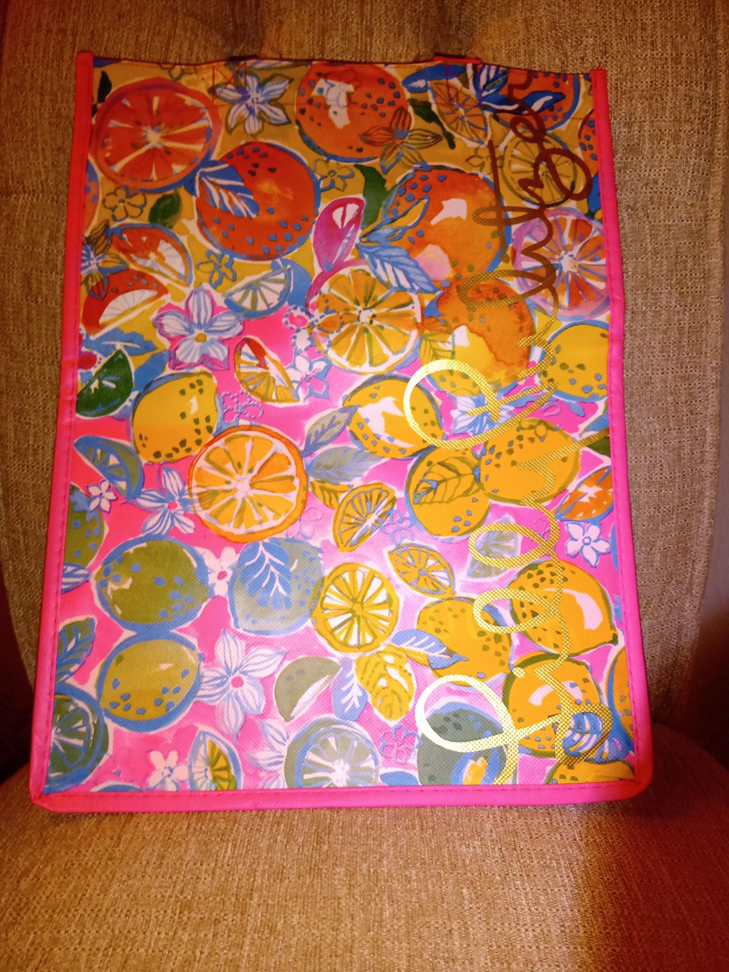 Lilly Pulitzer Lemon Print  Reusable Tot