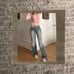 japanese brand lowrise flared jeans