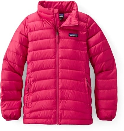 150 Patagonia Down Girls Sweater Jacket Pink S SMALL Puffer Lightweight Packabl