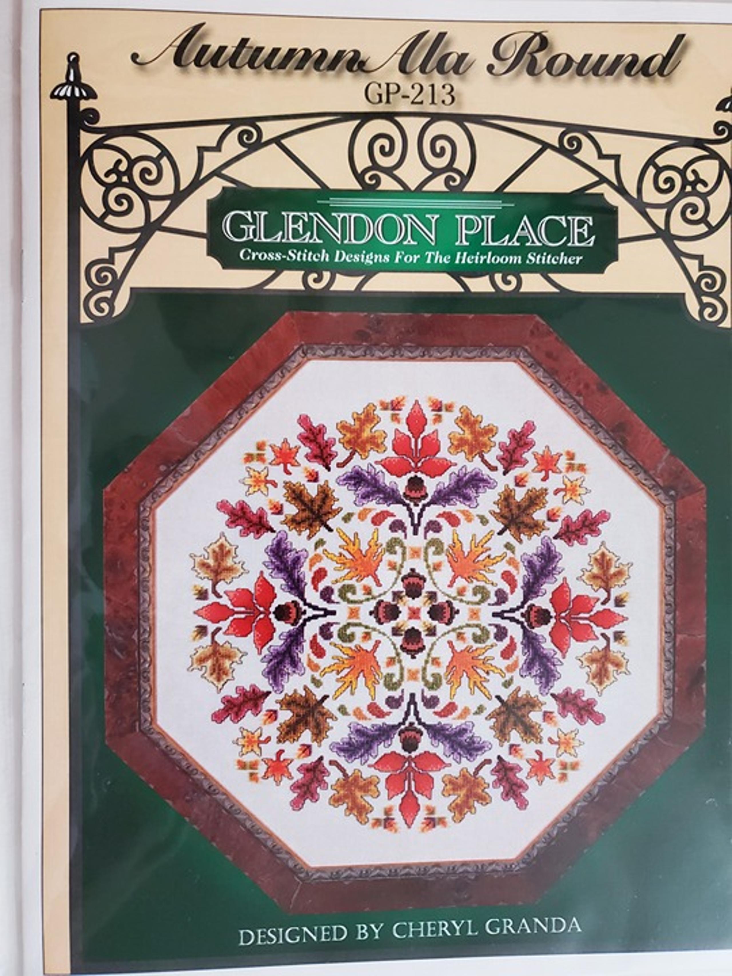 Glendon Place Autumn Ala Round GP-213 cross stitch pattern leaflet Autumn Hallow