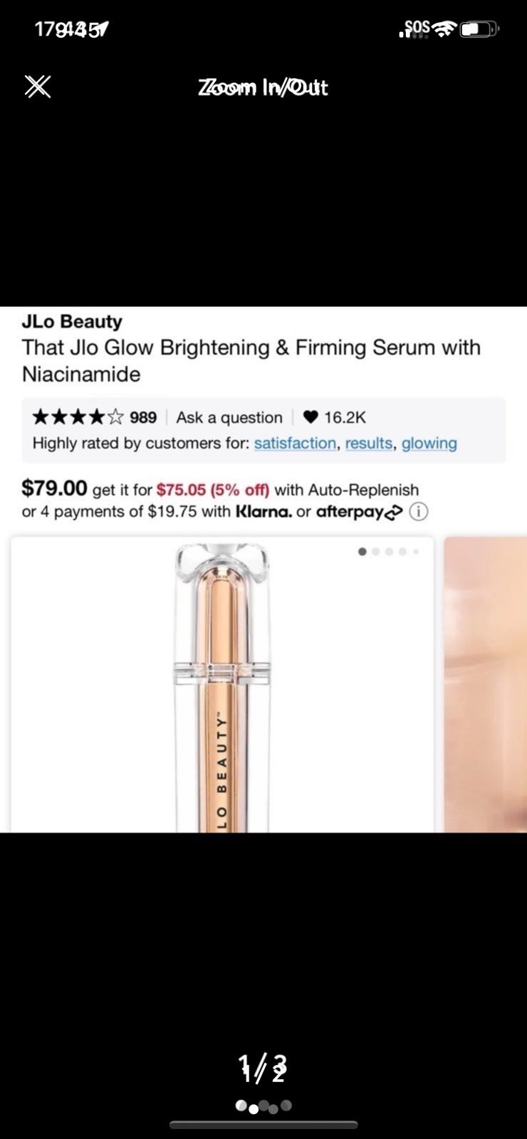 JLo Beauty That Jlo Glow Brightening & Firming Serum with Niacinamide