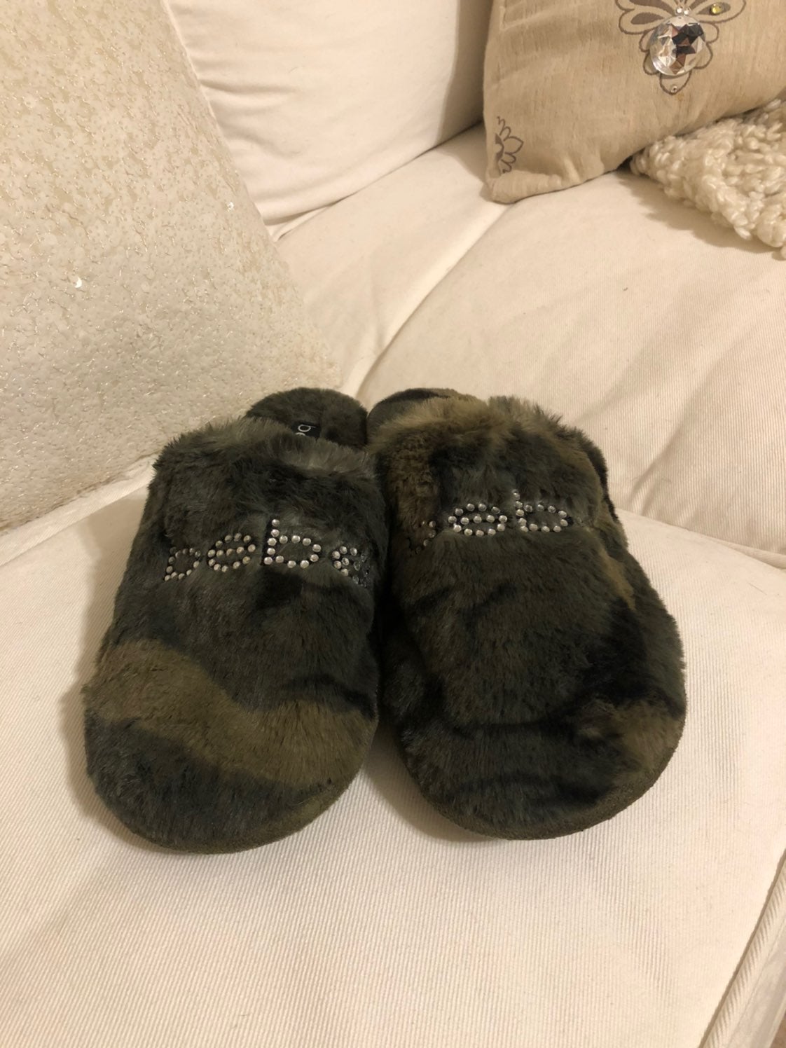 Bebe Camo Slippers