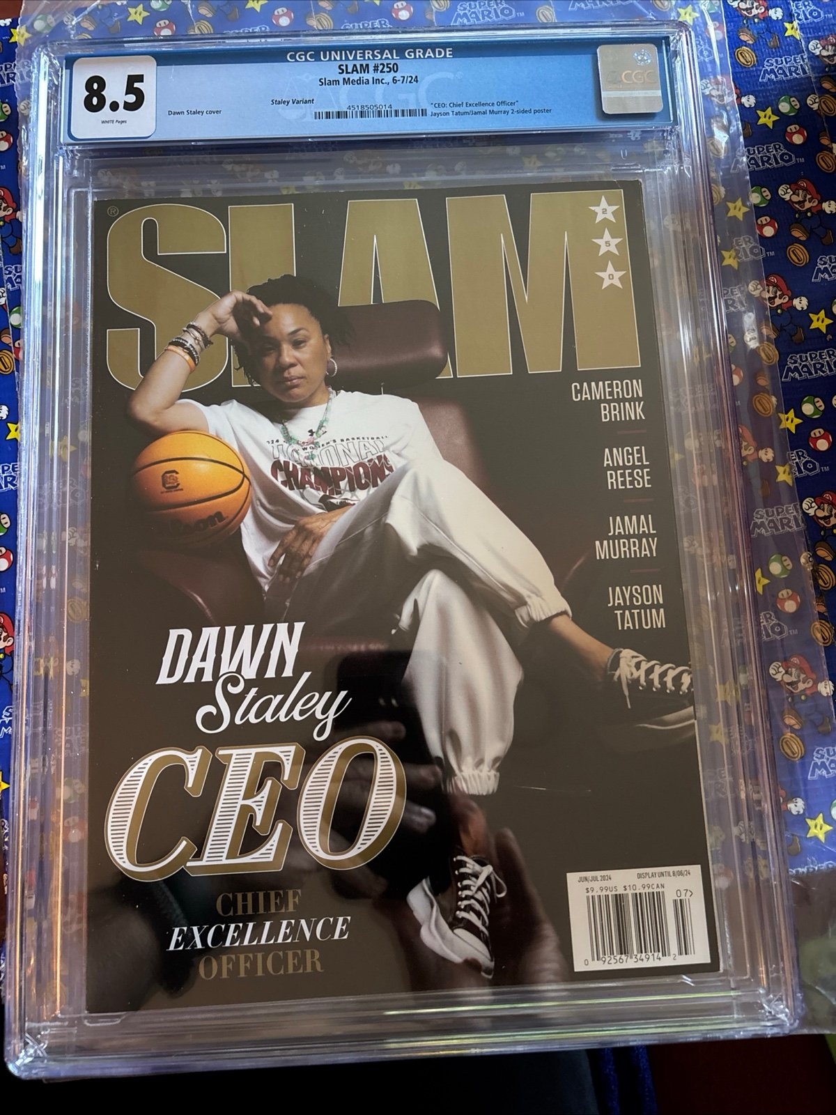 CGC 8.5 - U. of South Carolina Coach SLAM 250: Dawn Staley