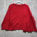 Neiman Marcus Cashmere Collection Cardigan Womens XL Red Sweater Sparkle Formal