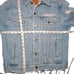 Levi’s Distressed Jean Jacket Women’s M Light Wash Blue Denim Trucker Cotton