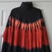 Young Fabulous & Broke Turtle Neck Sweatshirt Zip Hem Tie Dye Dress