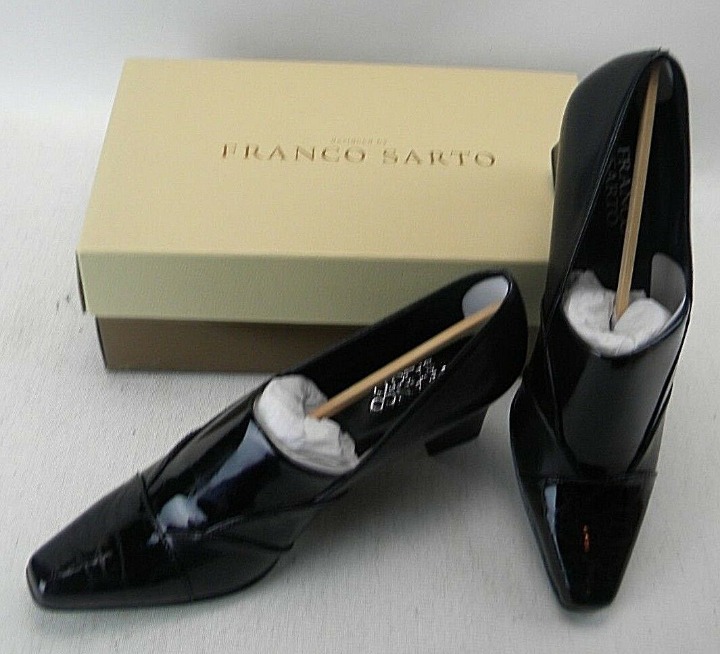 Franco Sarto Black Tapas Leather Women's