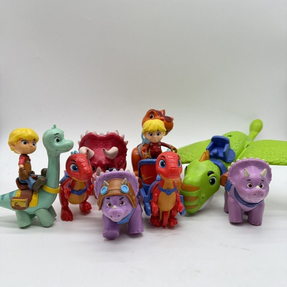 Disney Dino Ranch Figure Large Toy Bundle Dinosaurs & Jon TV Show