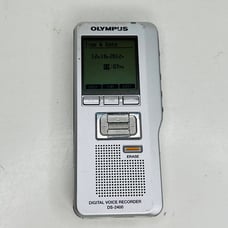 Olympus DS-2400 Digital Voice Recorder & 2GB SD Card *WORKS*