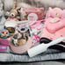 Deluxe Light pink small breed puppy/dog pack