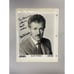 Autographed Alex Trebek Jeopardy! Black & White Photo In Sleeve