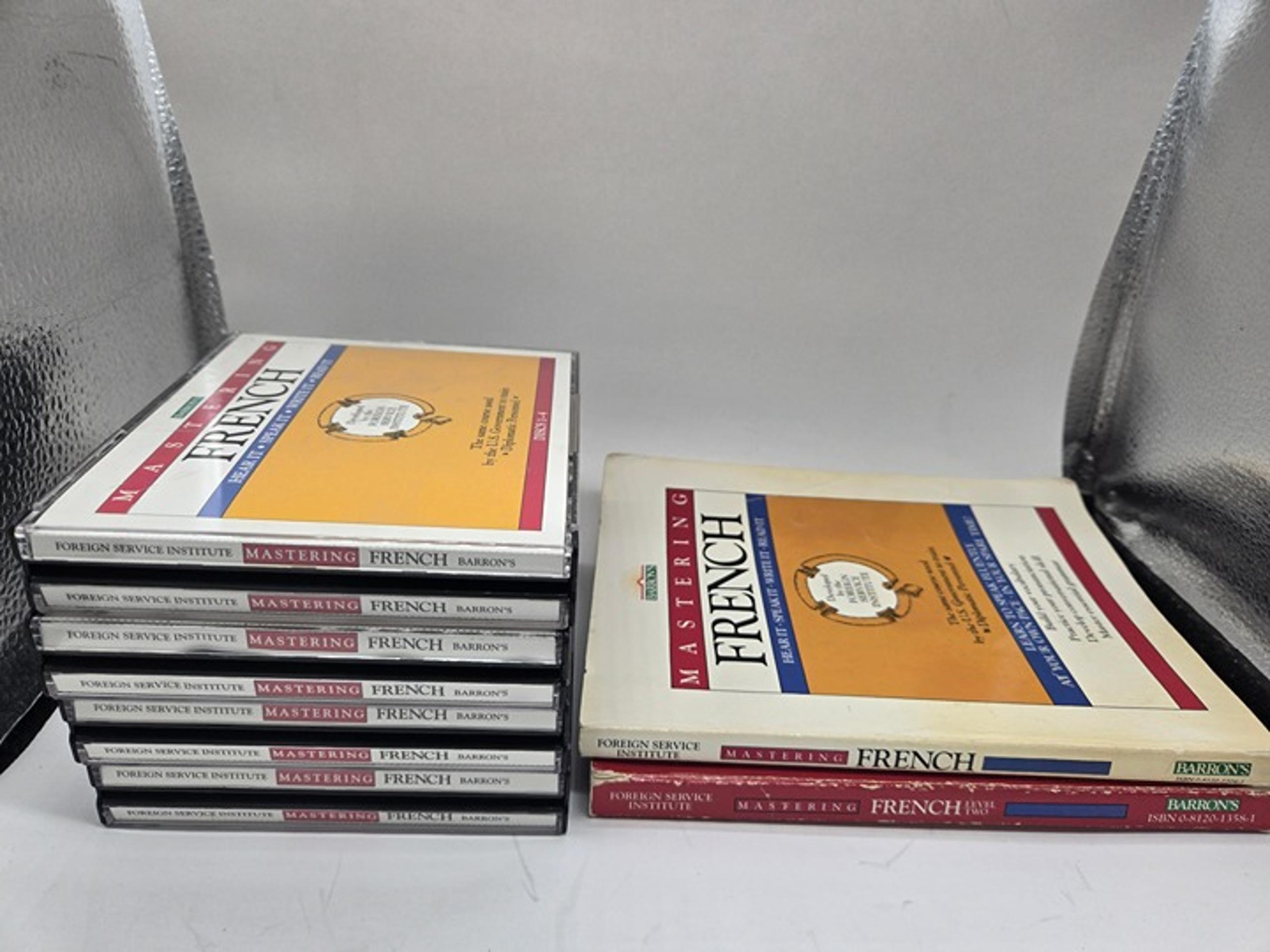 Barron's Mastering French 1-13 CDs and booklets