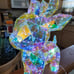 15 in Prismatic Iridescent Reindeer Light Decorations
