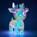 15 in Prismatic Iridescent Reindeer Light Decorations