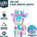 15 in Prismatic Iridescent Reindeer Light Decorations