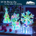 15 in Prismatic Iridescent Reindeer Light Decorations