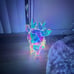 15 in Prismatic Iridescent Reindeer Light Decorations