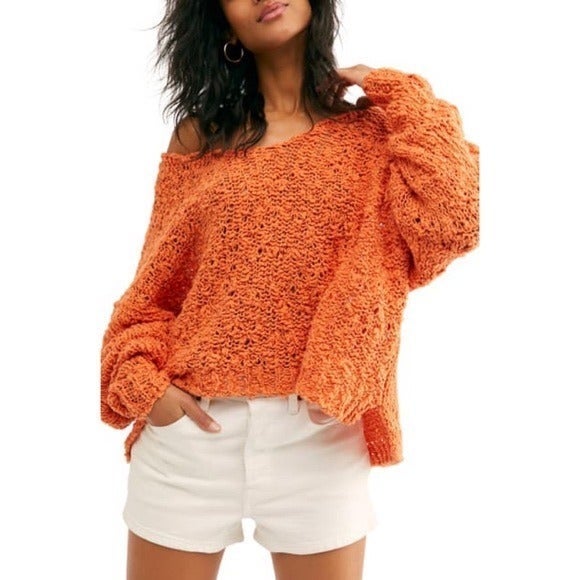 NWT Free People Sunday Shore Sweater