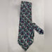 Authenticated Burberry Green Pattern Silk Tie