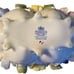 GORGEOUS AYNSLEY PORCELAIN FLORAL BOUQUET IN SEASHELL VASE FIGURINE SOLID