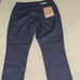 NWT Peau De Loup Size 4 Gender Neutral High Rise Straight Leg Blue Jeans