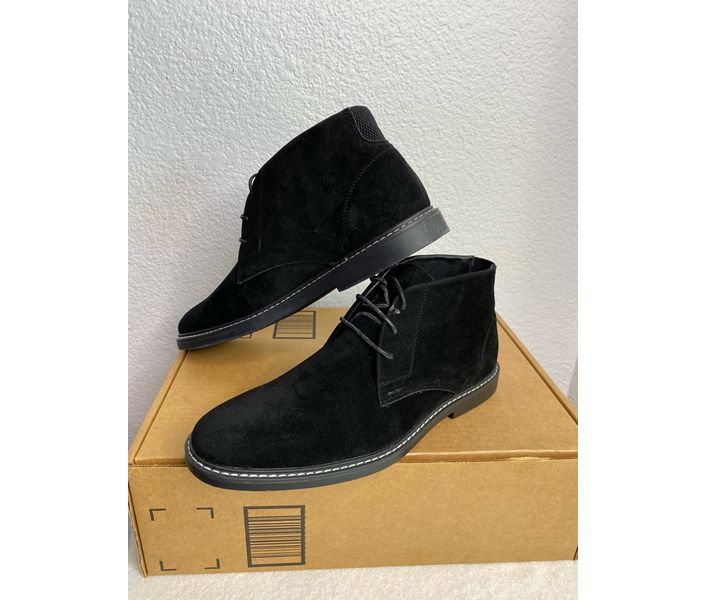 Queensbery London Chukka Casual Shoes Black Sz 10.5 Mens New