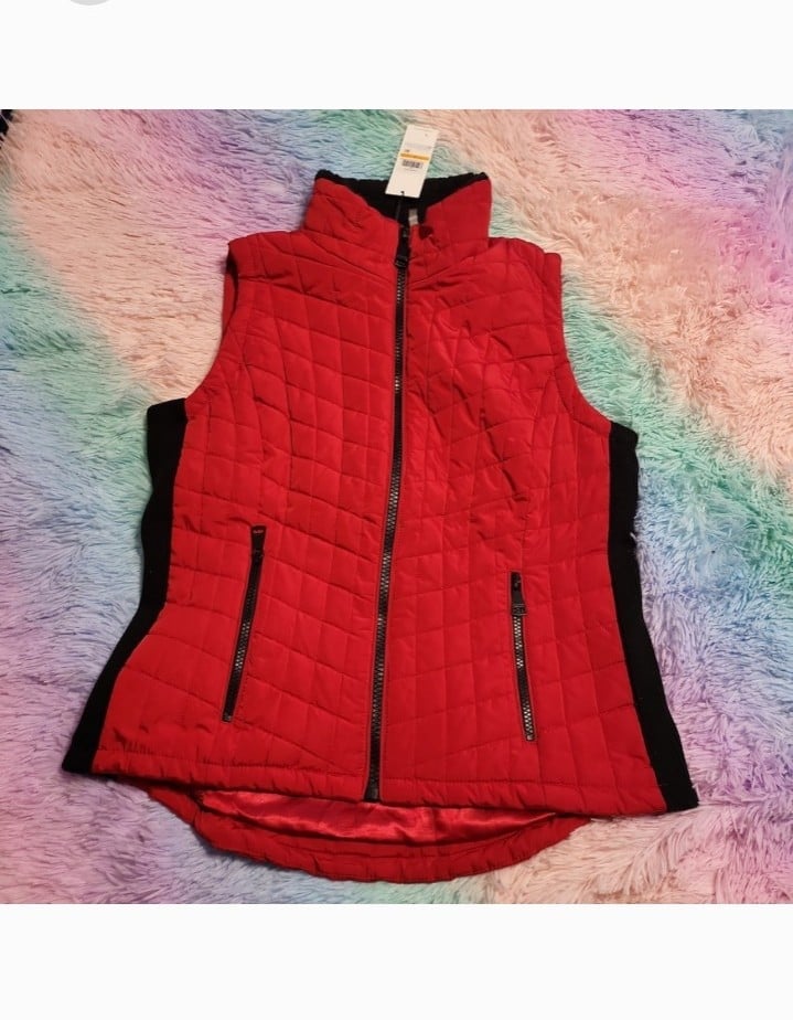 Calvin klein red vest on sale
