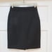 100% lightweight wool pencil skirt in Black, size 0