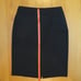 100% lightweight wool pencil skirt in Black, size 0