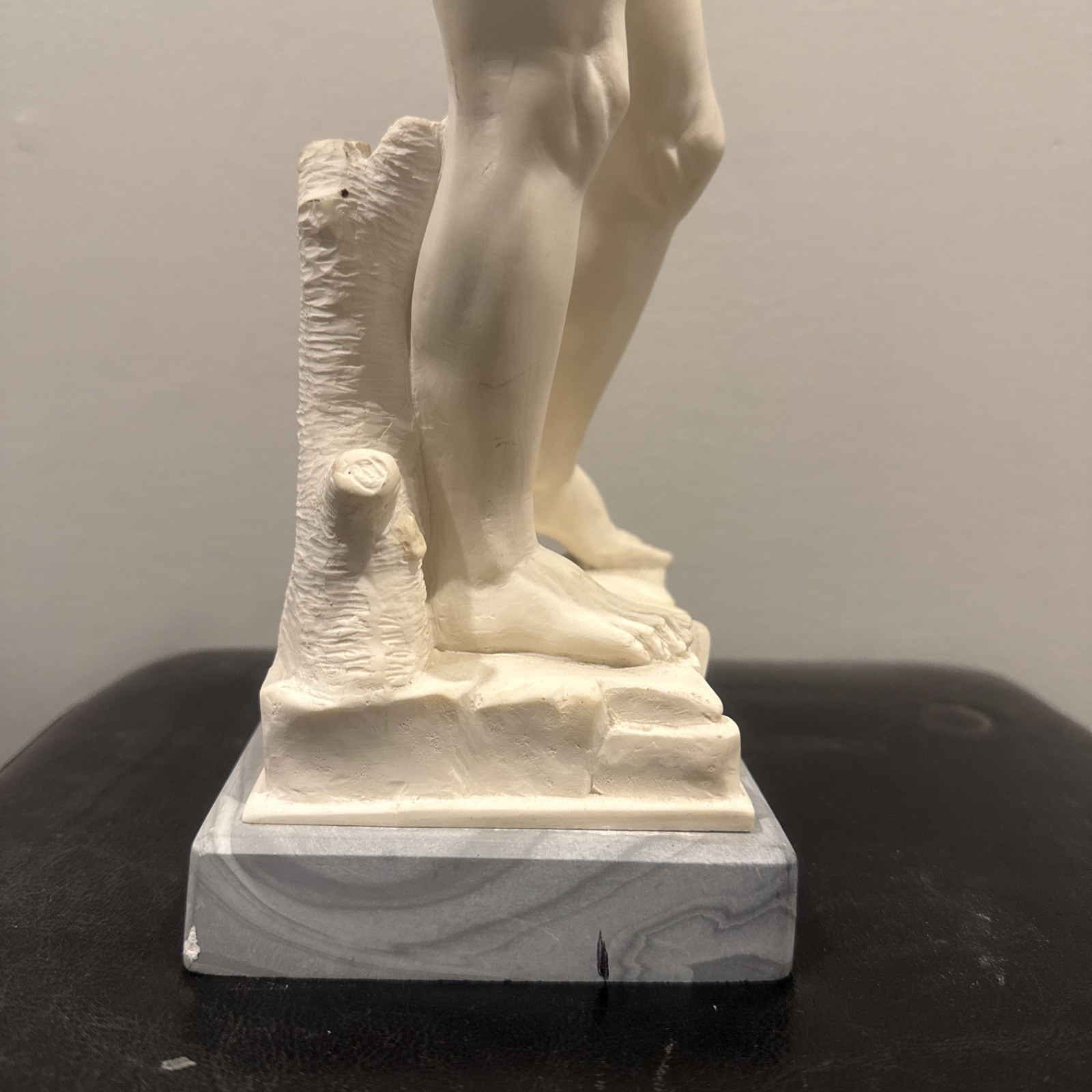 Michelangelo's David Resin Sculpture Signed R.Leoni Italy