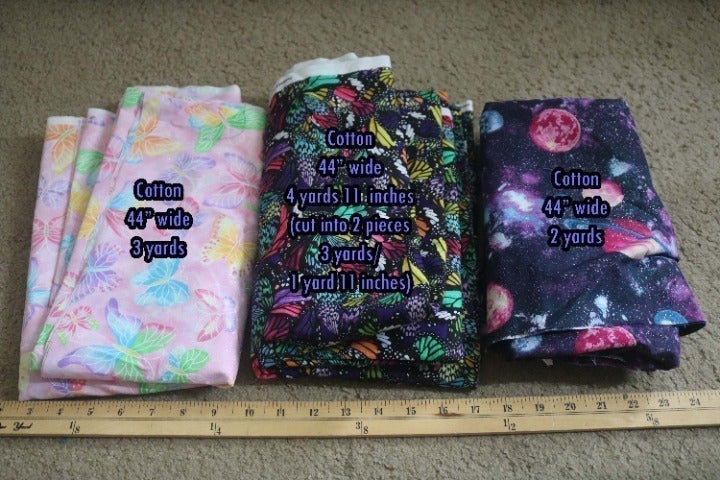 Fabric Stash store Cleaning-- 40 yards of Assorted Fabrics