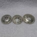 3 Montana Silversmiths Silver Round Flower Filigree Belt Chochos Great Vintage