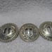3 Montana Silversmiths Silver Round Flower Filigree Belt Chochos Great Vintage