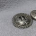 3 Montana Silversmiths Silver Round Flower Filigree Belt Chochos Great Vintage