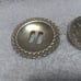 3 Montana Silversmiths Silver Round Flower Filigree Belt Chochos Great Vintage
