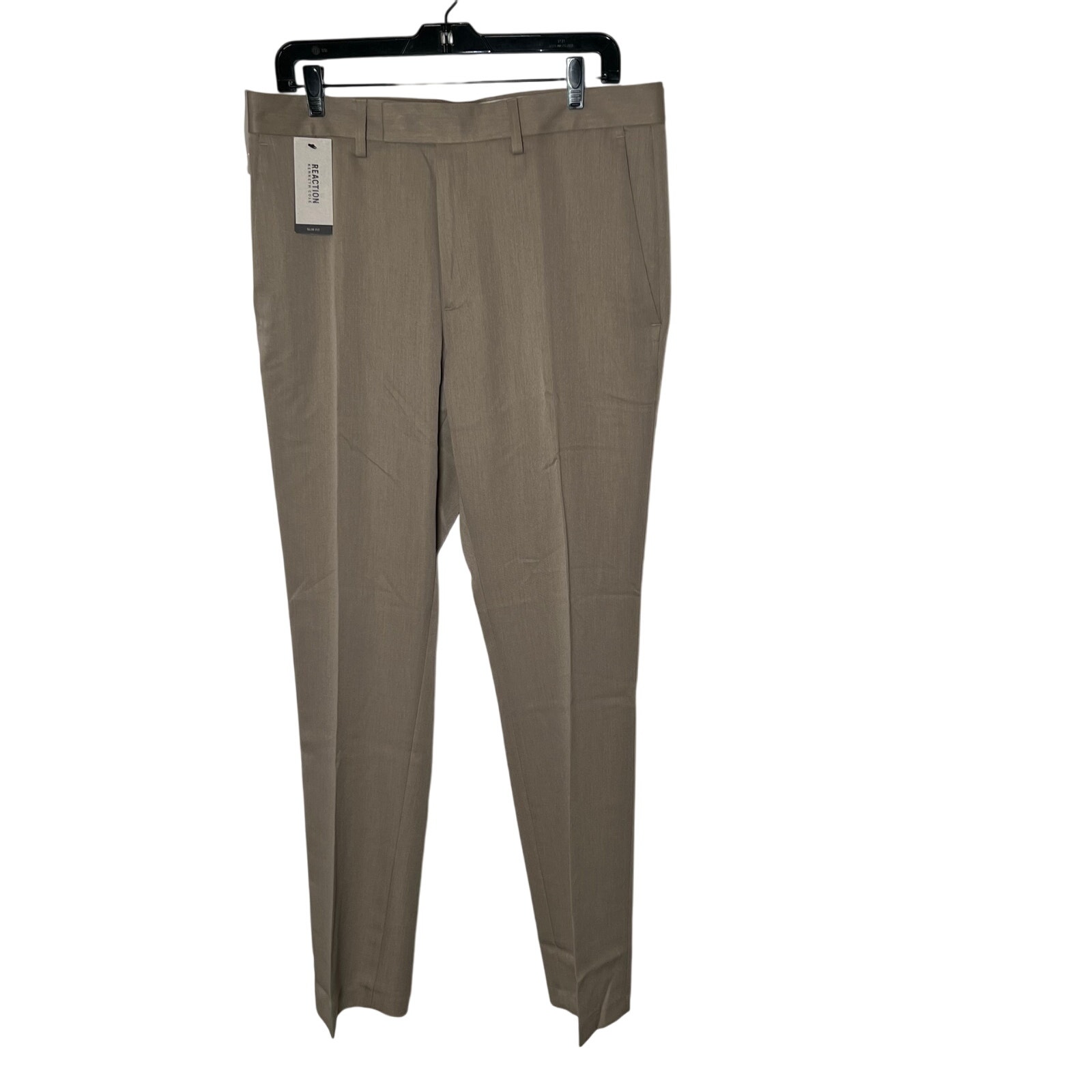 Reaction Kenneth Cole NWT Men's Oatmeal Dress Pants Size 34x32
