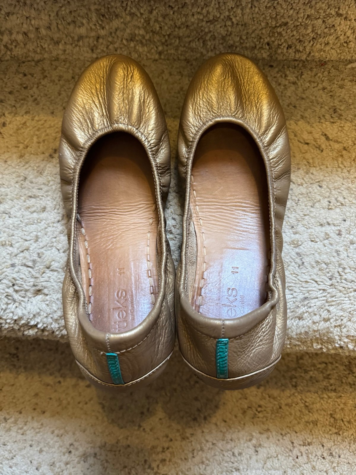 Tieks by Gavrieli Metallic Bronze Women’s Ballet Flats Size 11