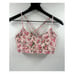 LoveShackFancy x Bandier Bra Top Floral Pink Size Medium
