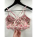 LoveShackFancy x Bandier Bra Top Floral Pink Size Medium