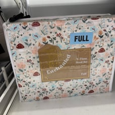 Enchanted Mushroom Vintage/Retro style Queen bedsheets
