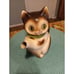 Vintage CMI 8.5 Porcelain Kitty Cat Teapot w/ Green Collar Made in Japan 1972