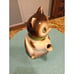 Vintage CMI 8.5 Porcelain Kitty Cat Teapot w/ Green Collar Made in Japan 1972