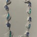 Opal & Tanzanite with diamond chips bracelet .