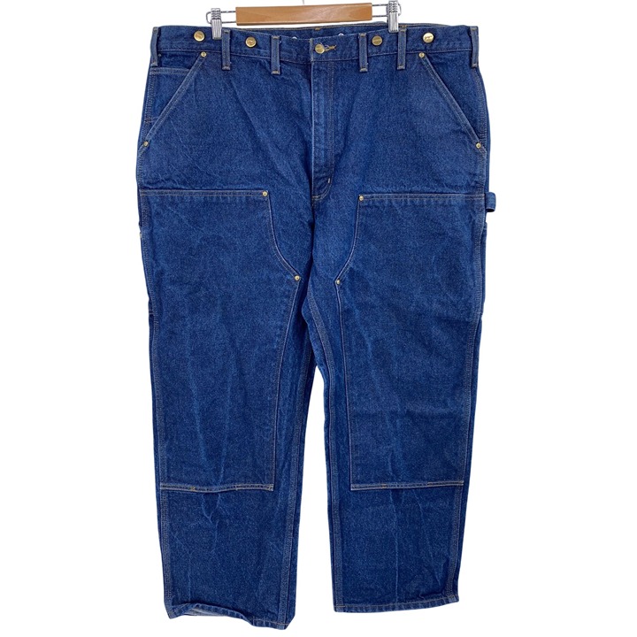Carhartt Dungaree fit double front logger jeans size 44x30 dark wash pockets