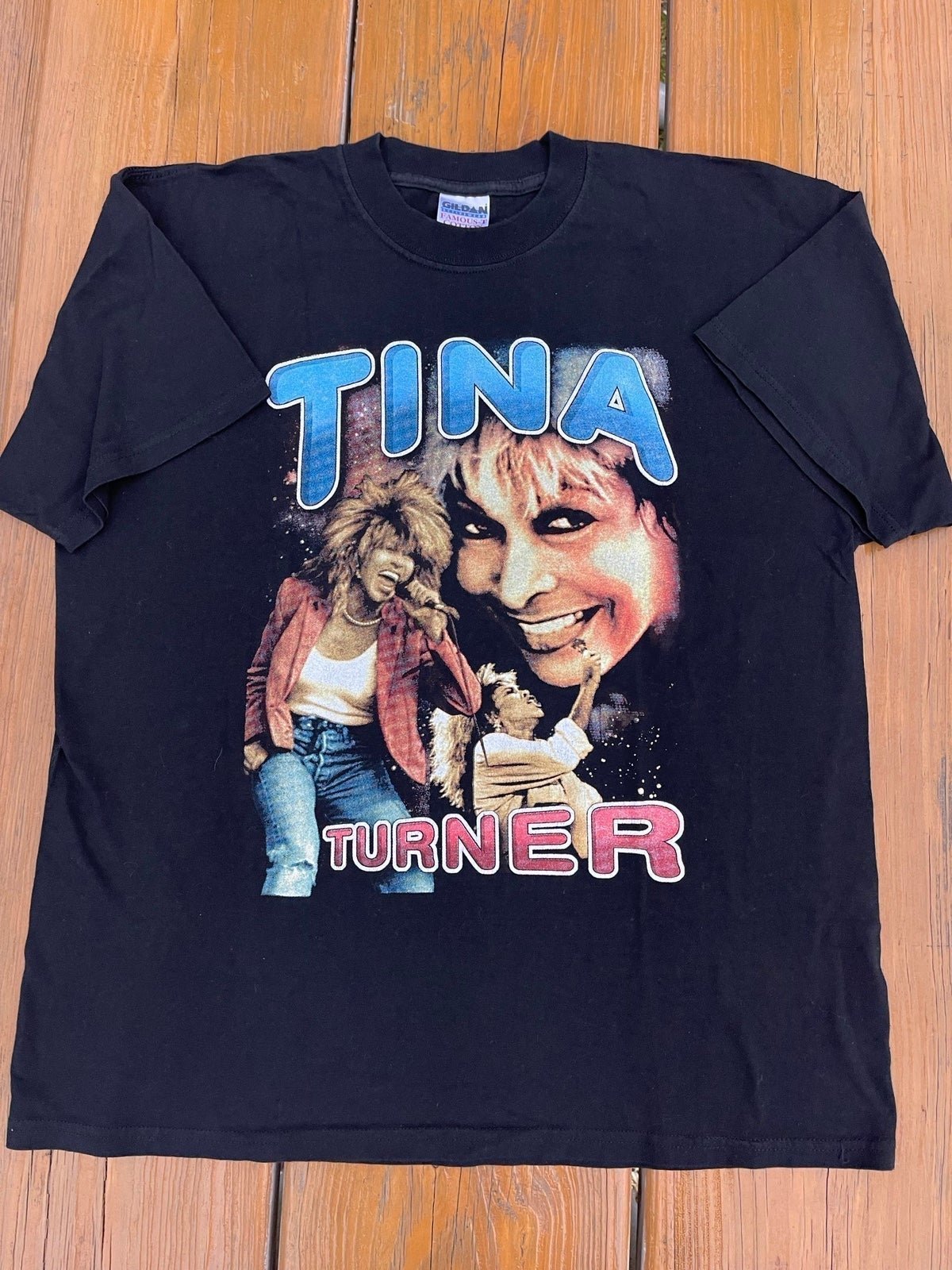 90's Tina Turner Concert Tour Rap T-Shirt Merch