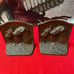 Antique Bookends Hubley USA Cast Iron Scottie Dog & Wirehaired Terrier Friends