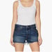 LEVI’S 501 Button Fly Echo Park Frayed Hem Mid Rise Cut Off Jean Shorts Size 29